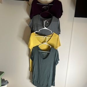 COPY - Set of 4 American Eagle Seriously Soft V-Neck